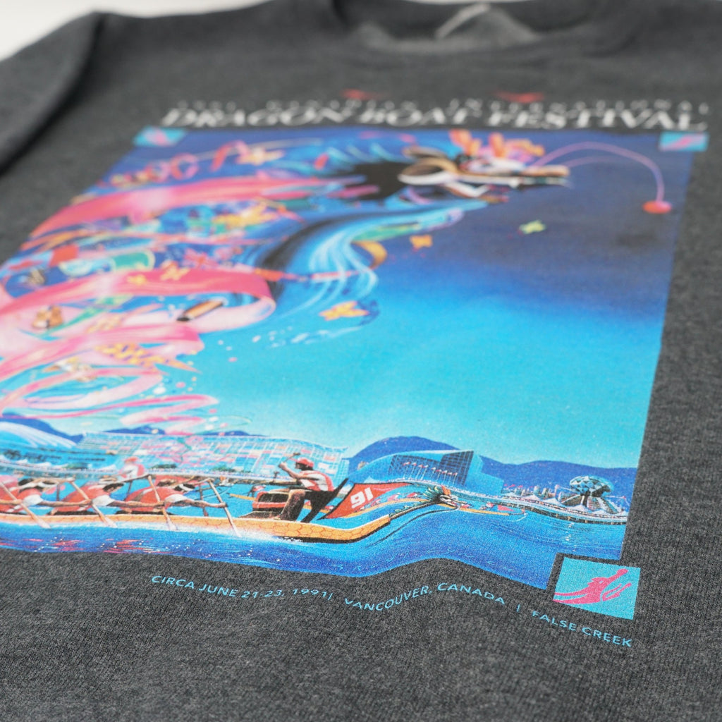 1991 Dragon Boat Festival Charcoal Crewneck Sweatshirt – Dragon